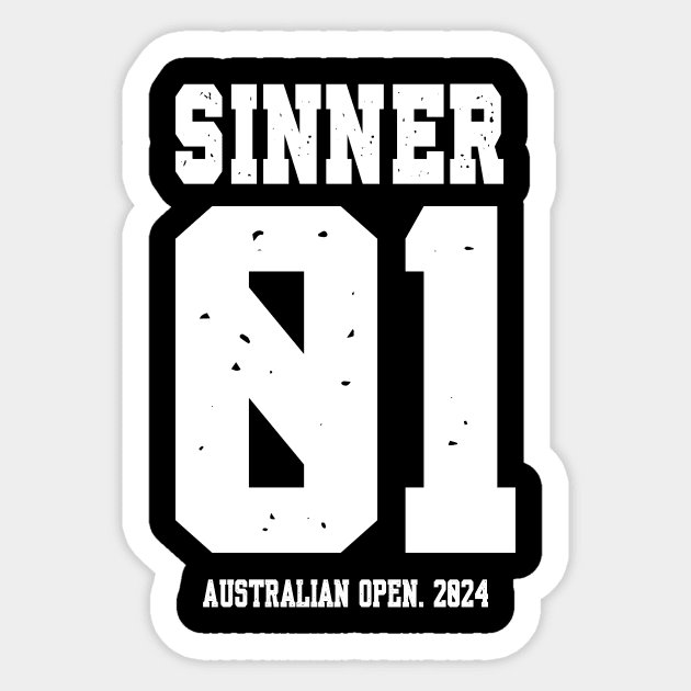 Jannik Sinner Sticker by King Chris